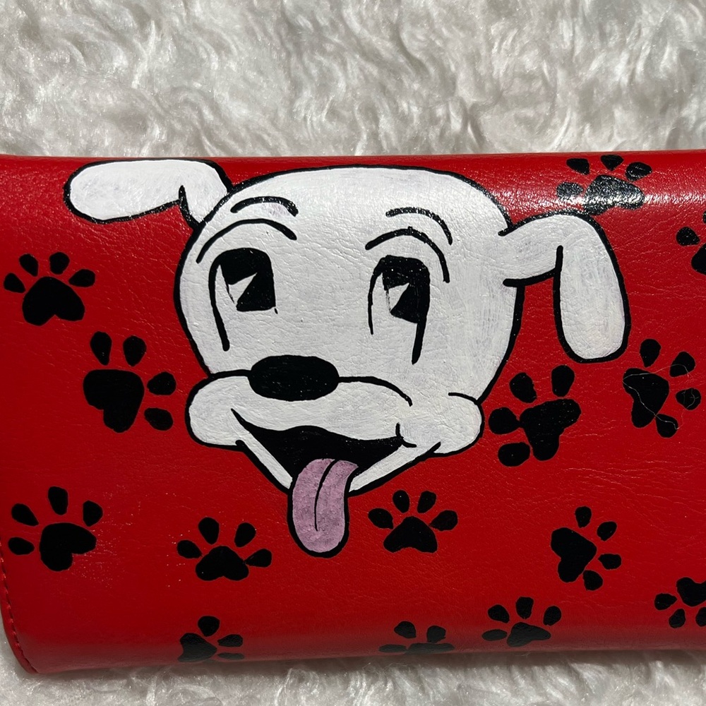 🎨Hand painted Betty boop embroidered Red Wallet vintage retro 00’s - Picture 4 of 9
